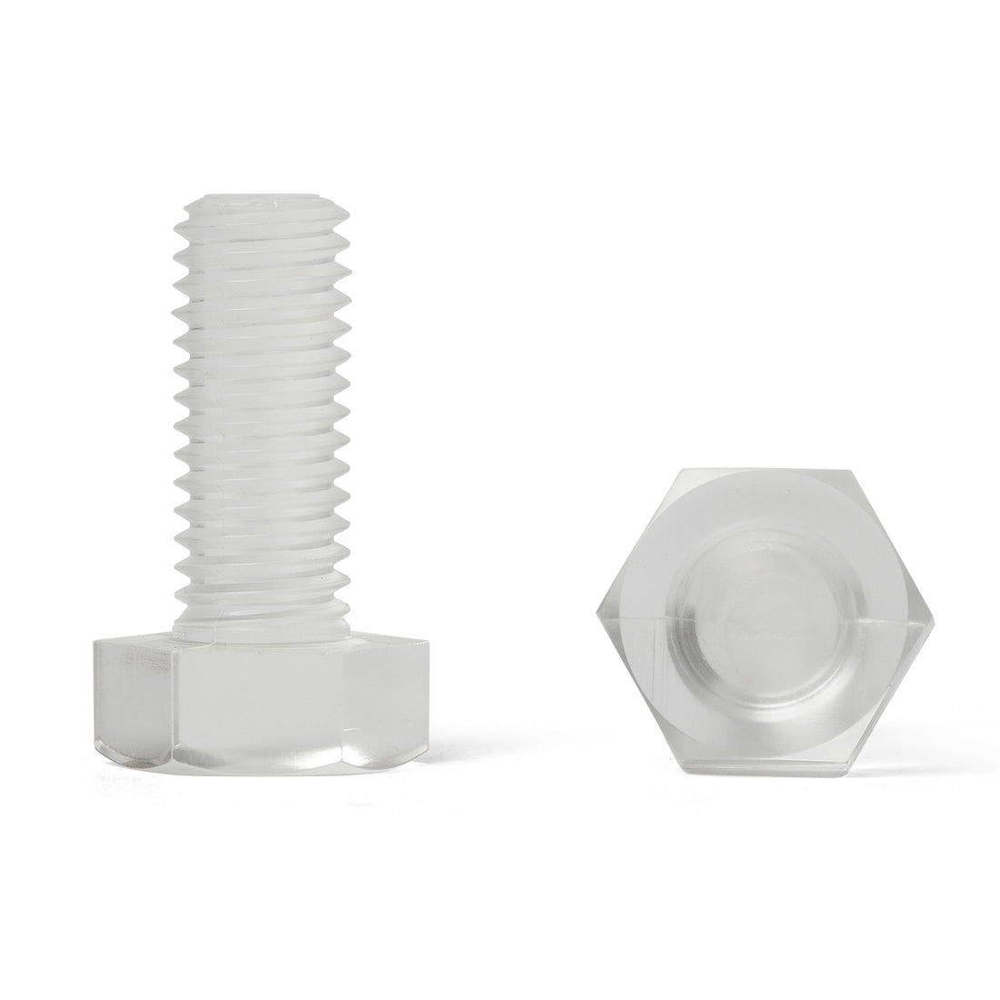 Transparent High Performance Polymer Polycarbonate Fasteners