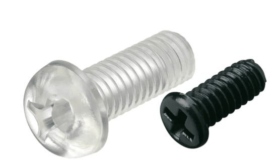 Polymer Pan Head Screws - High Performance Polymer-Plastic Fastener Components