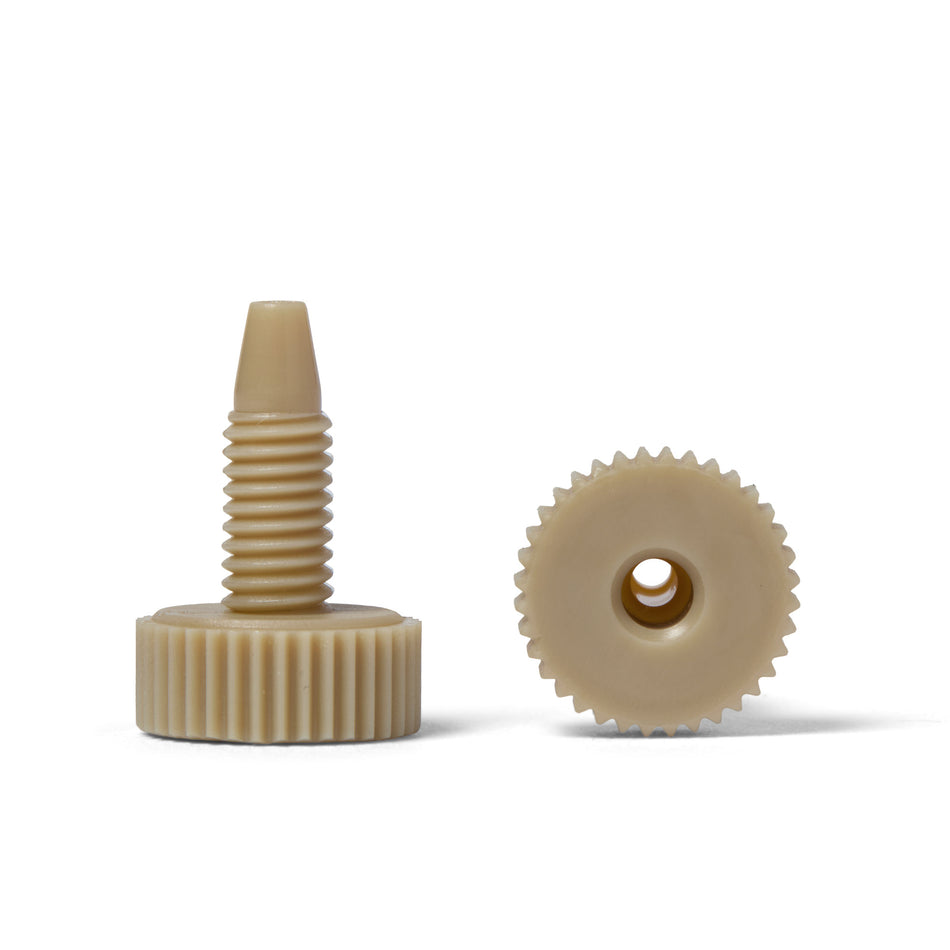 HPLC PEEK Large Head Finger Tight Fitting (10-32 UNF for 1/16" OD Tubing)