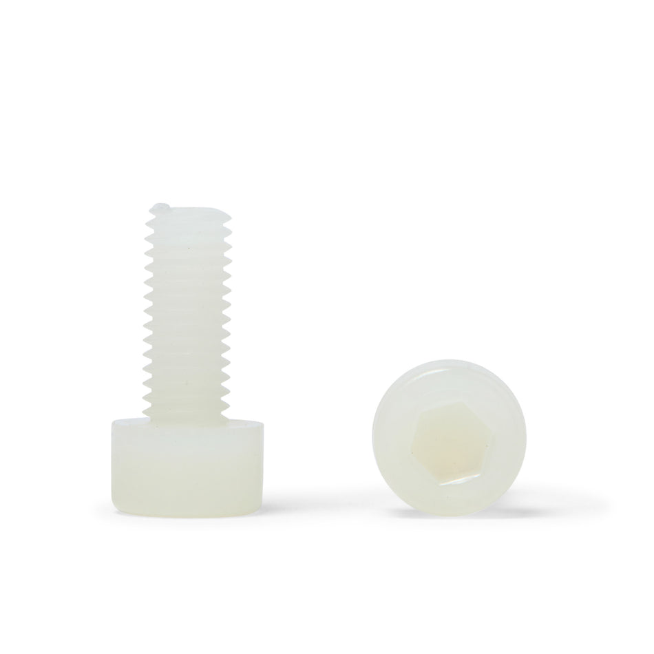 Viti a testa bombata in nylon con rondella in PTFE - Phillips con intaglio a croce - DIN 7985 / 125A