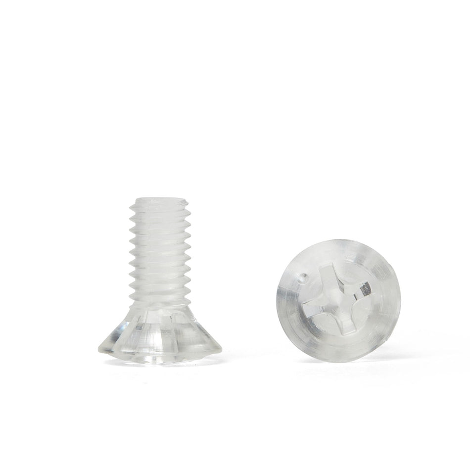 Vis à tête fraisée en polycarbonate - Phillips à empreinte cruciforme - DIN 965