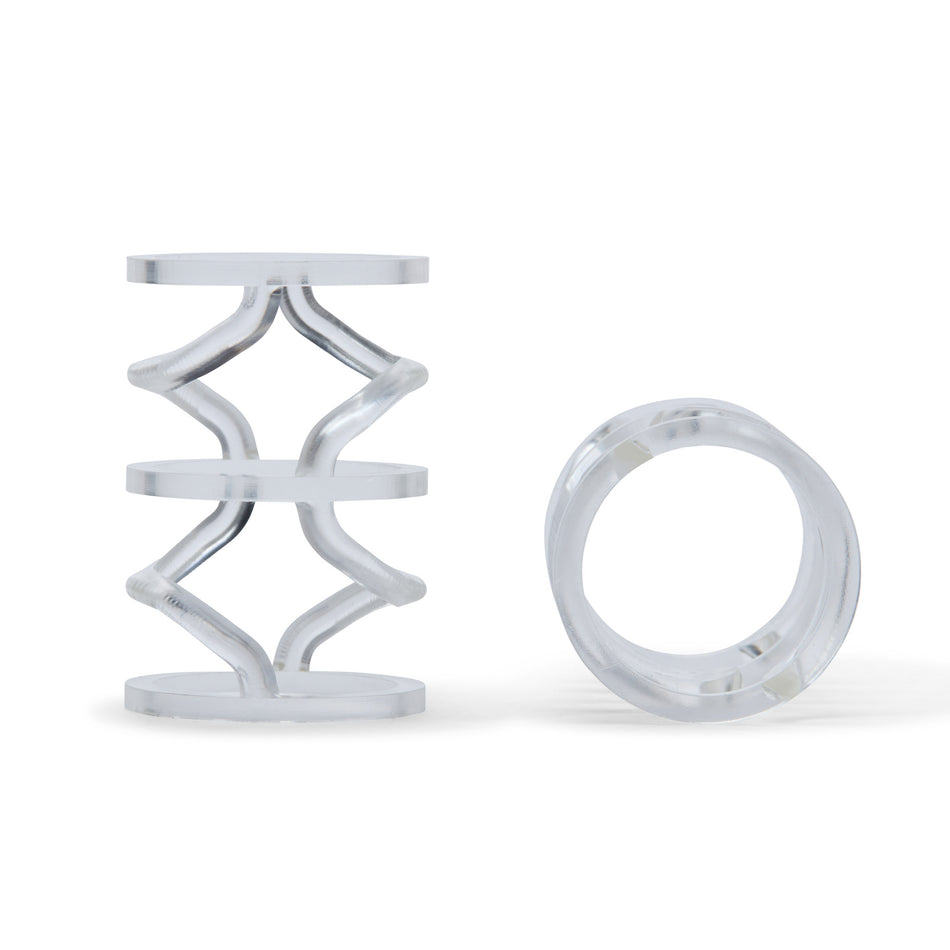 Feder aus Polycarbonat vom Typ OMEGA (19,5-24-36L)