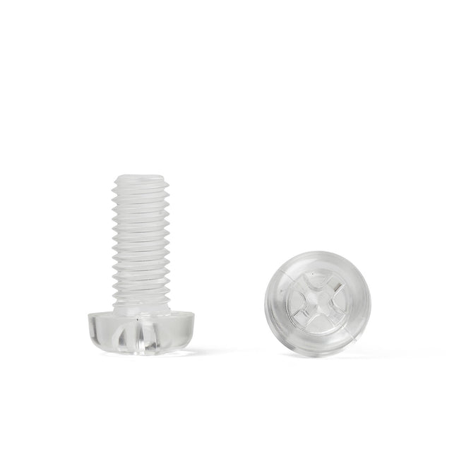 Polycarbonate Pan Head Screws - Cross Recessed Phillips - DIN 7985