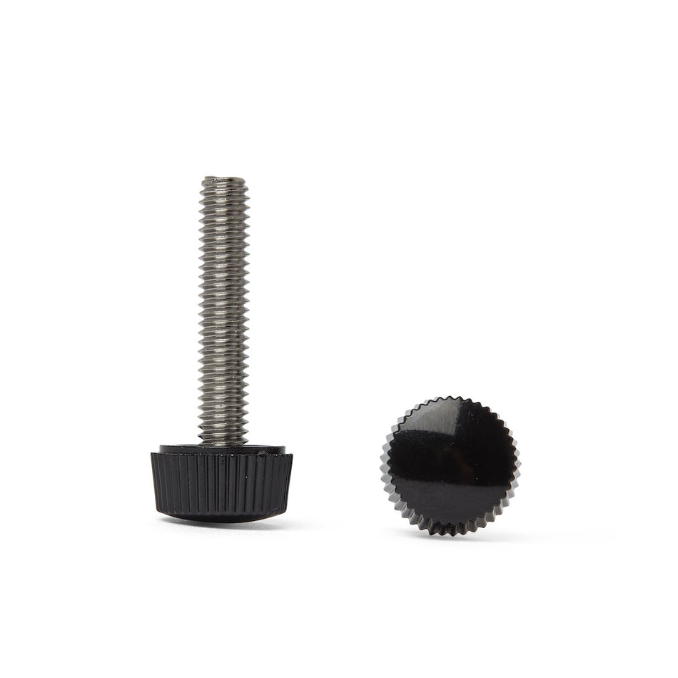 Vis à oreilles en polycarbonate (filetage en acier inoxydable) - DIN 653