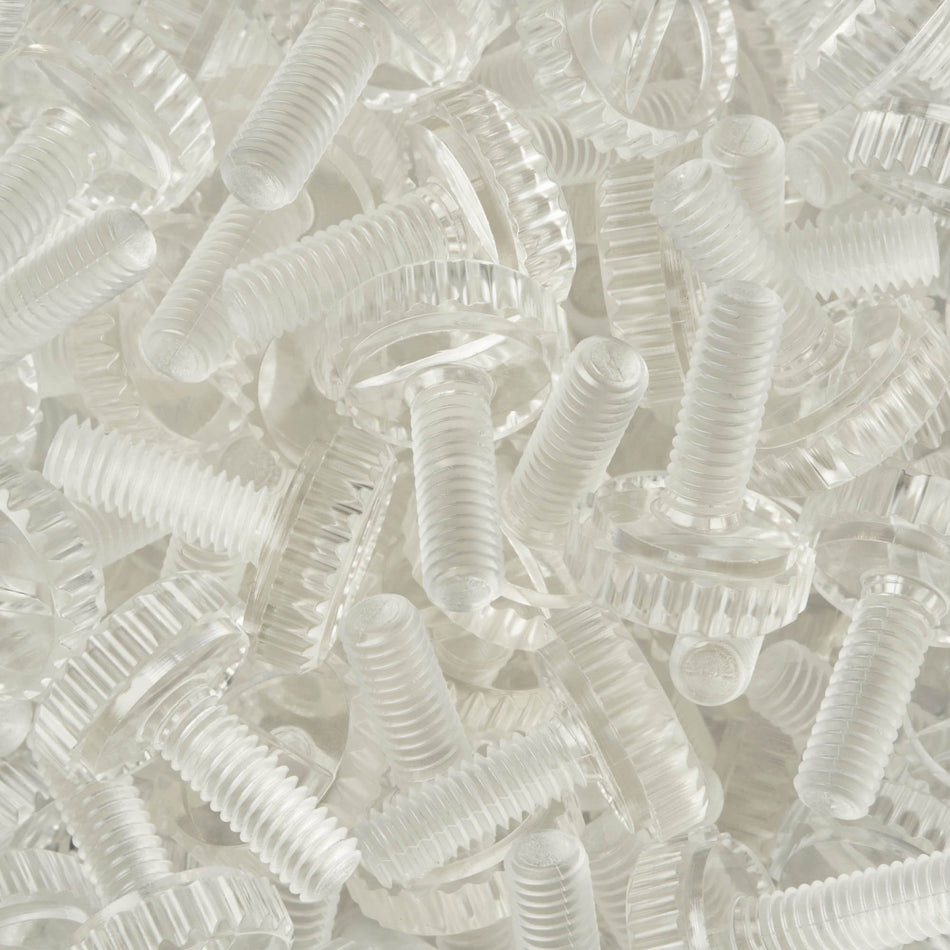 Vis à oreilles en polycarbonate (transparente) - DIN 653