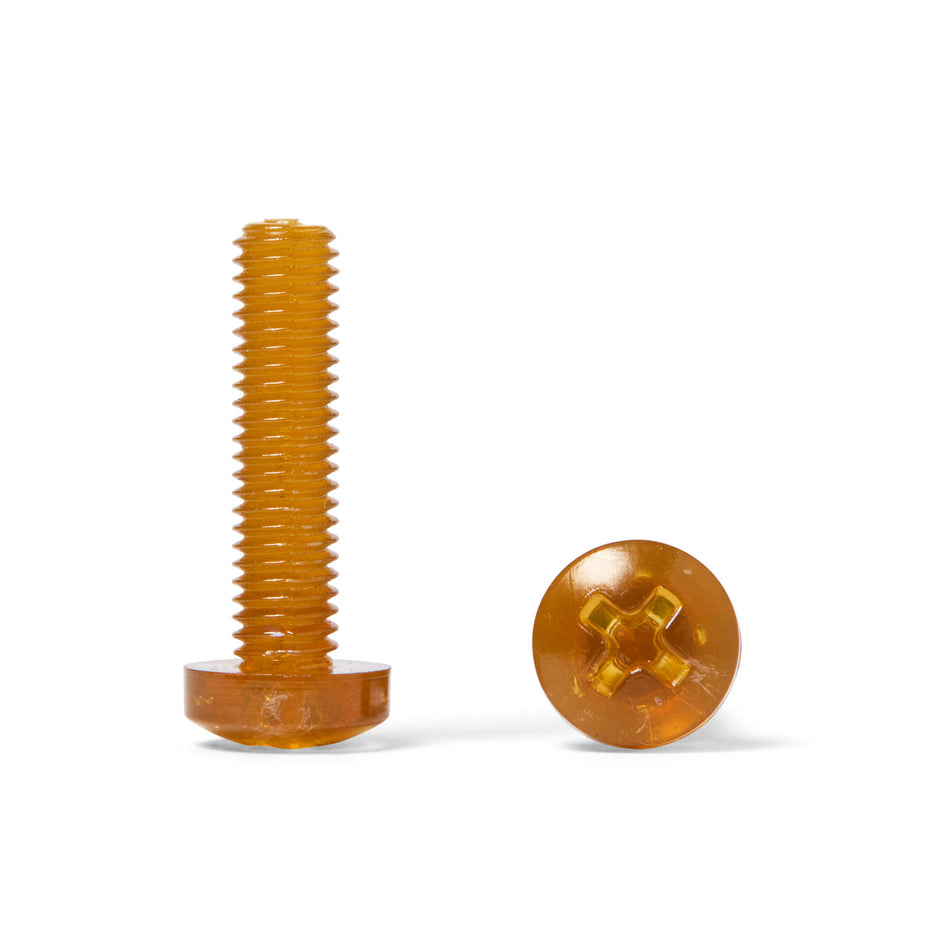 Vis à tête cylindrique PEI Ultem - Phillips à empreinte cruciforme - DIN 7985