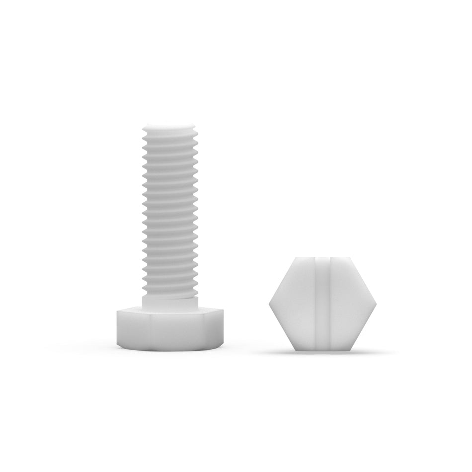 Vis hexagonale à fente en PTFE - DIN 933 SZ