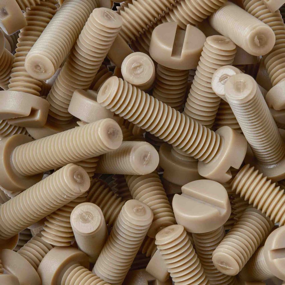 Vis à tête cylindrique fendue PEEK - DIN 84