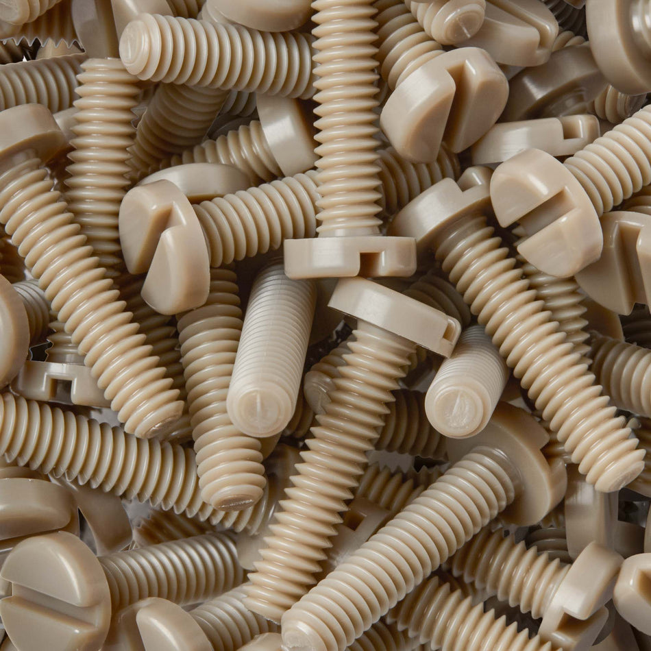 Vis à tête cylindrique fendue impériale PEEK