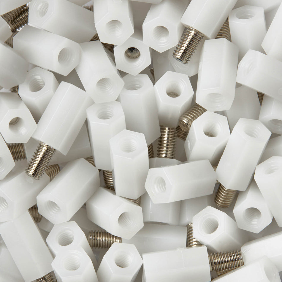 Polyacetal (POM) Standoffs Stainless Steel Thread