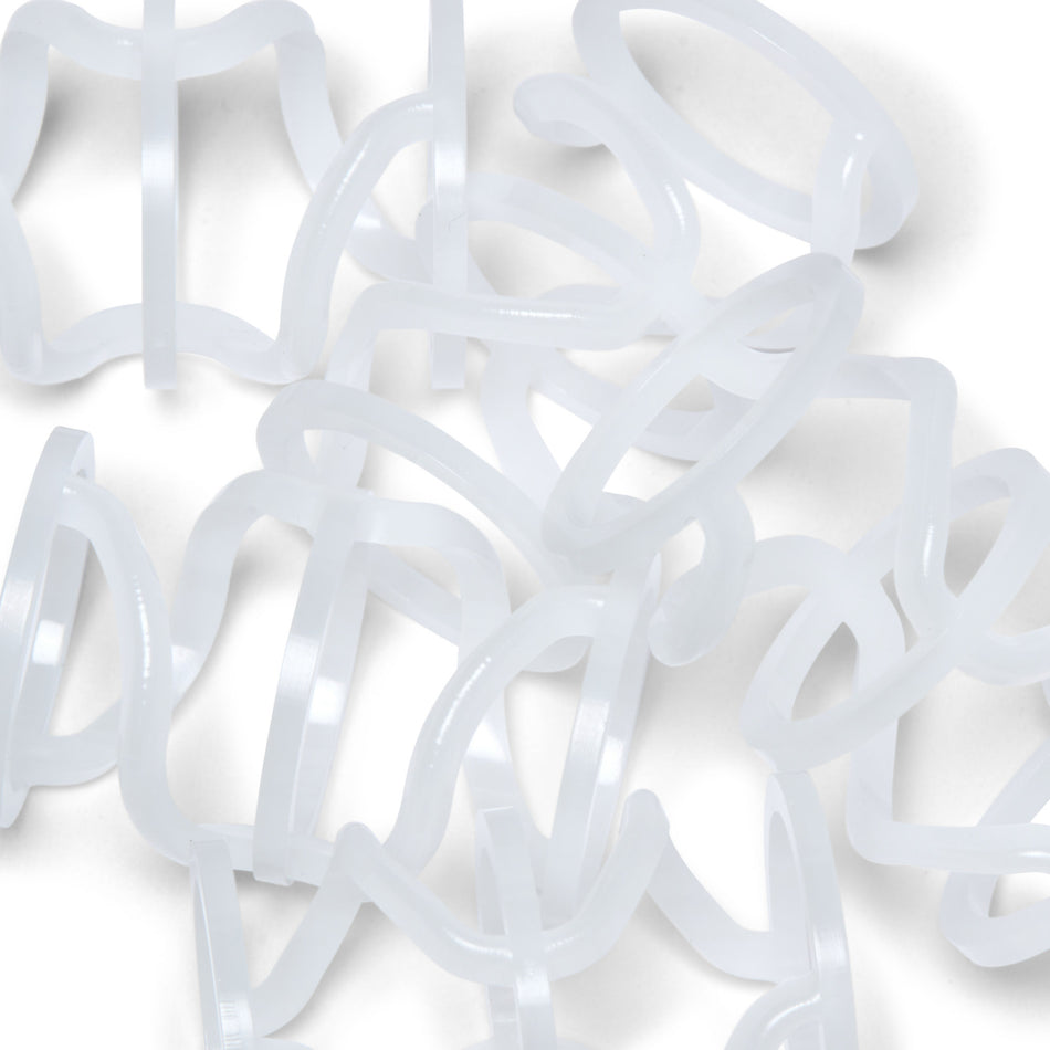 Feder aus Polyacetal (POM), Typ OMEGA (19,5-24-36L)