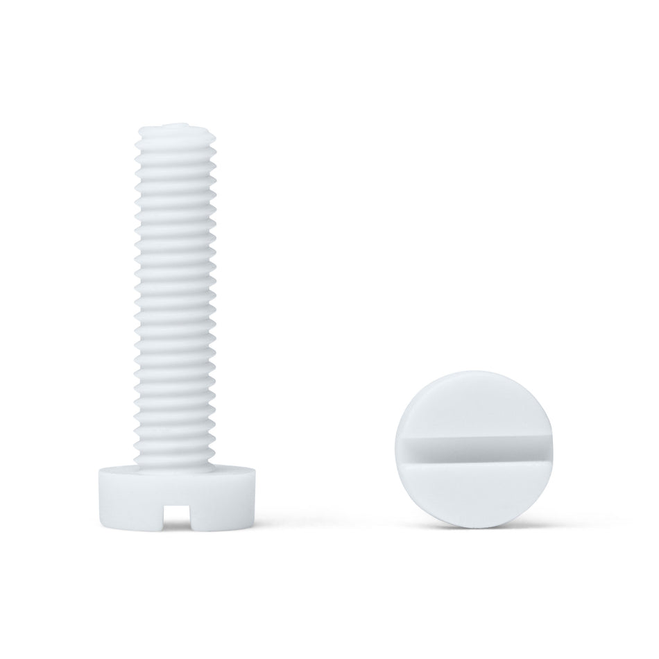 Polypropylene Slotted Cheese Head Screw - DIN 84