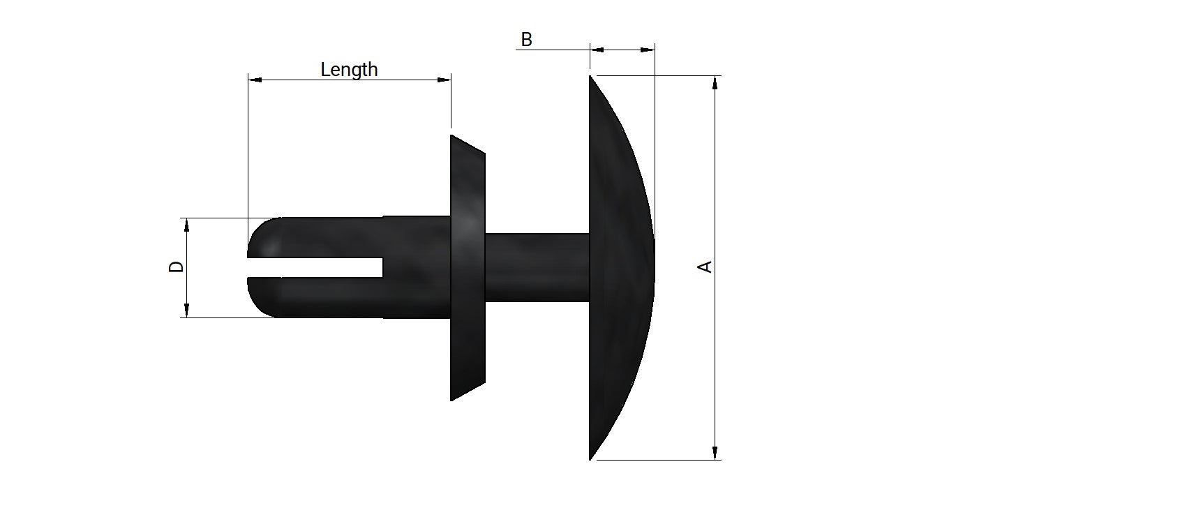 Nylon Push Rivets | High Performance Polymer