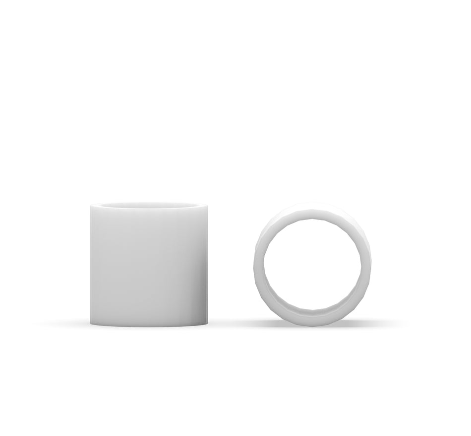 Polytetrafluoroethylene (PTFE) Custom Manufactured Bushings/Spacers