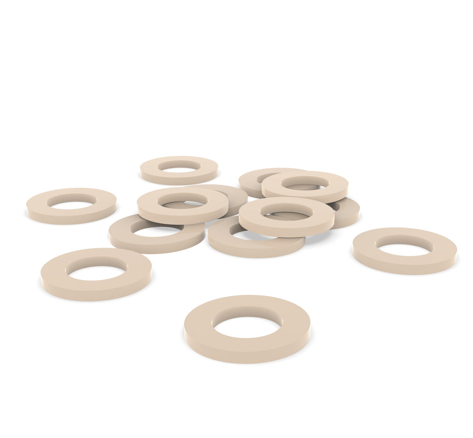 Polyphenylene Sulphide (PPS) Custom Manufactured Washers