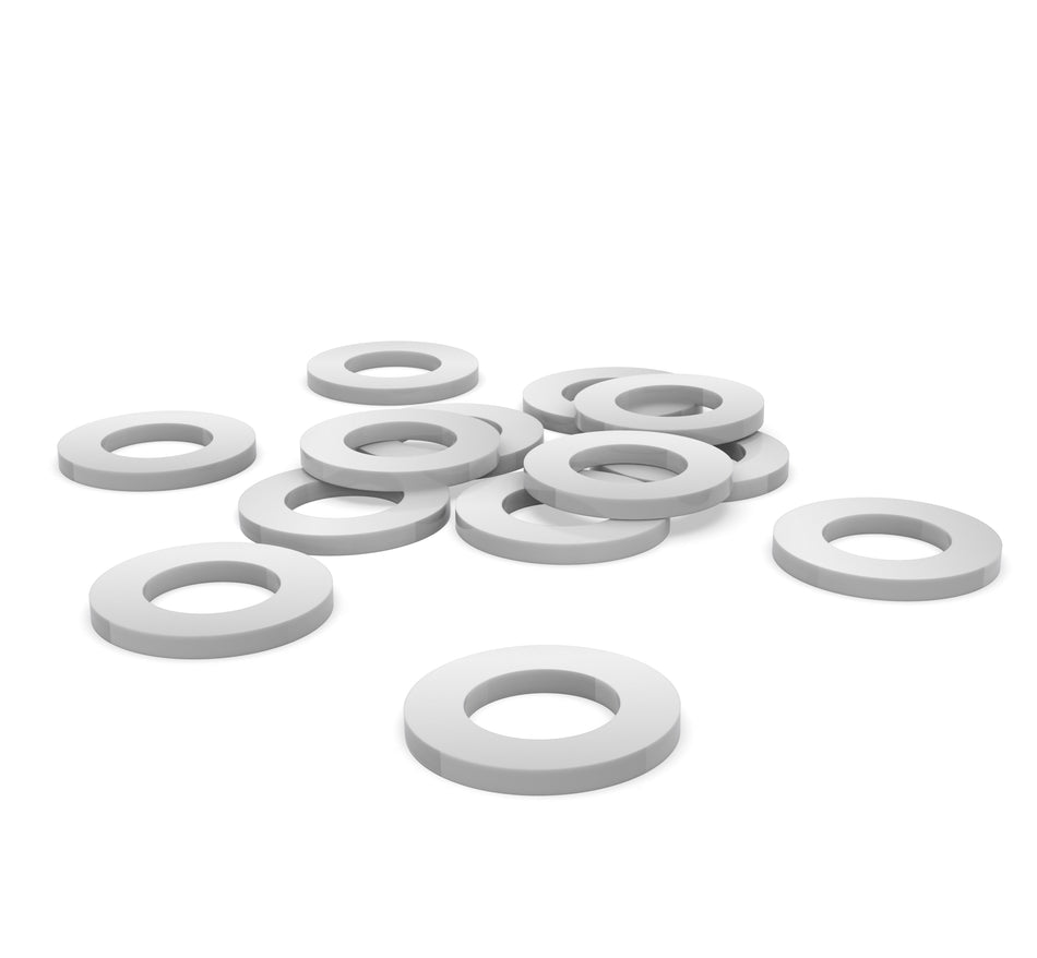 Perfluoroalkoxy (PFA) Custom Manufactured Washers