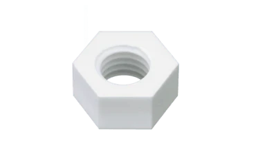 Ceramic (Alumina) Hexagon Nuts - High Performance Polymer-Plastic Fastener Components