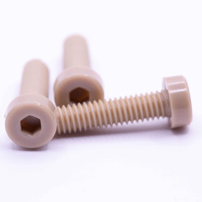 PEEK Low Hex Socket-Cylinder Head Cap Screws - High Performance Polymer-Plastic Fastener Components