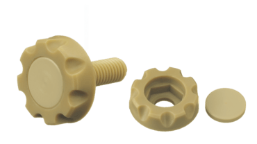 PEEK Thumb Screw Adaptor - High Performance Polymer-Plastic Fastener Components