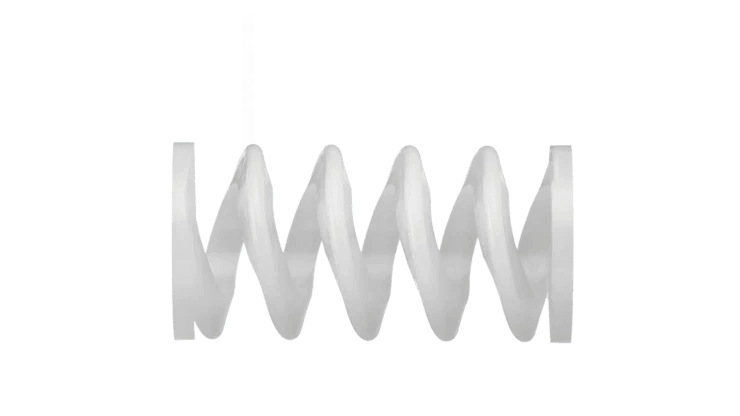 Polyacetal (POM) Compression Springs - High Performance Polymer-Plastic Fastener Components