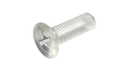 Polycarbonate Countersunk Flat Head Screws - High Performance Polymer-Plastic Fastener Components