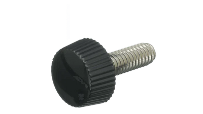 Polycarbonate Thumb Screw (Stainless Steel Thread) - High Performance Polymer-Plastic Fastener Components