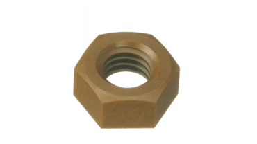 Polyimide Vespel Hexagon Nuts - High Performance Polymer-Plastic Fastener Components