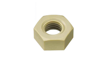 PPS Hexagon Nuts - High Performance Polymer-Plastic Fastener Components