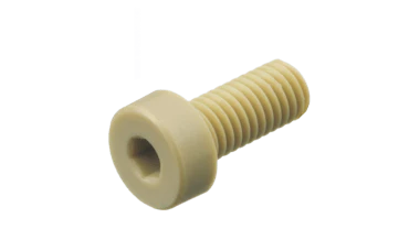 PPS Low Hexagon Socket-Cylinder Head Cap Screws - High Performance Polymer-Plastic Fastener Components