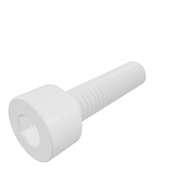 PTFE Teflon Hex Socket-Cylinder Head Cap Screw