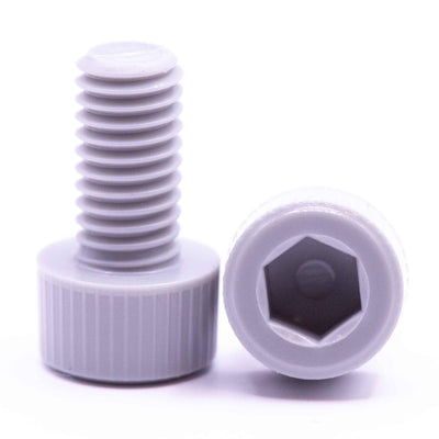 PVC Hex Socket-Cylinder Head Cap Screw - High Performance Polymer-Plastic Fastener Components