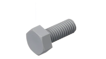 PVC Hexagon Bolts - High Performance Polymer-Plastic Fastener Components